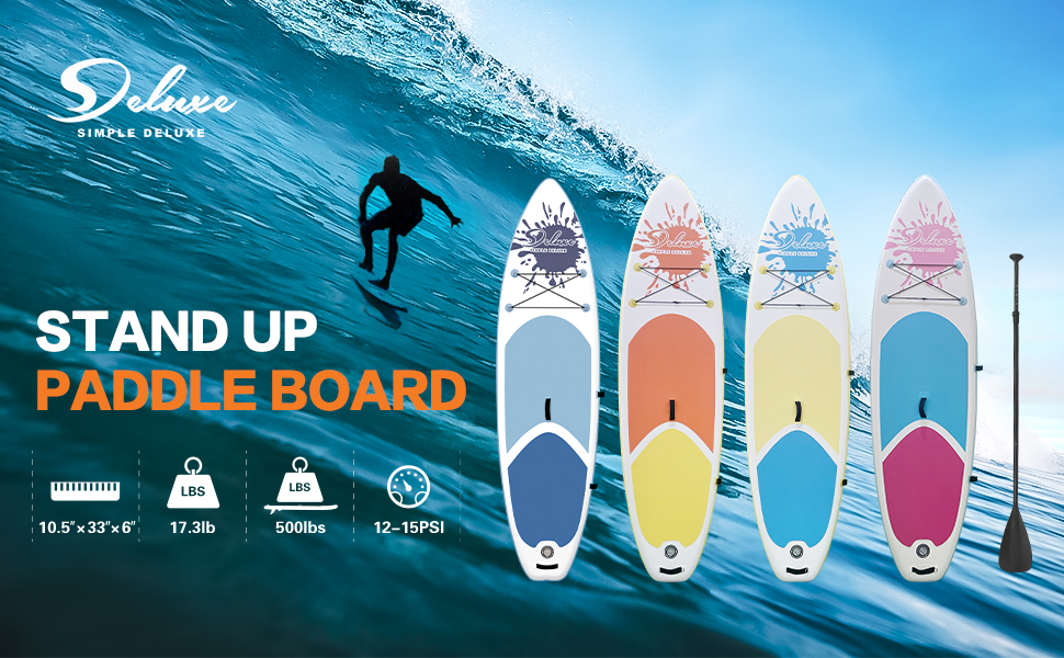 SUP BOARD サップポード Siavonce Inflatable Stand Up Paddle Board 11-ft Inflatable
