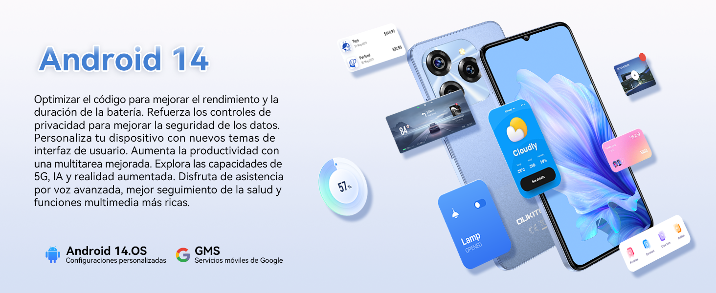 Móviles Android 14