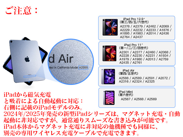 Amazon | Stouchi スタイラスペン iPad ペンシル 磁気吸着充電式