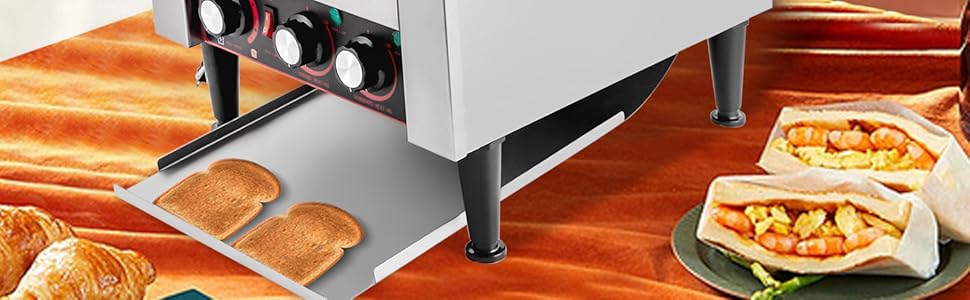 Commercial Conveyor Toaster Conveyor Toaster Electric 300 Slices/Hour Commercial Conveyor Toaster