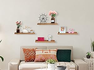 ledge floating book shelves for wall