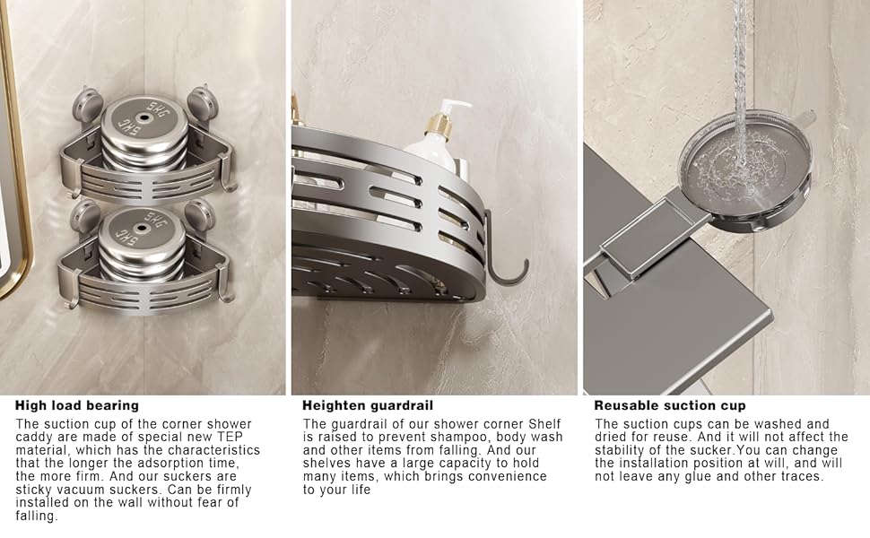 shower shelf for inside shower