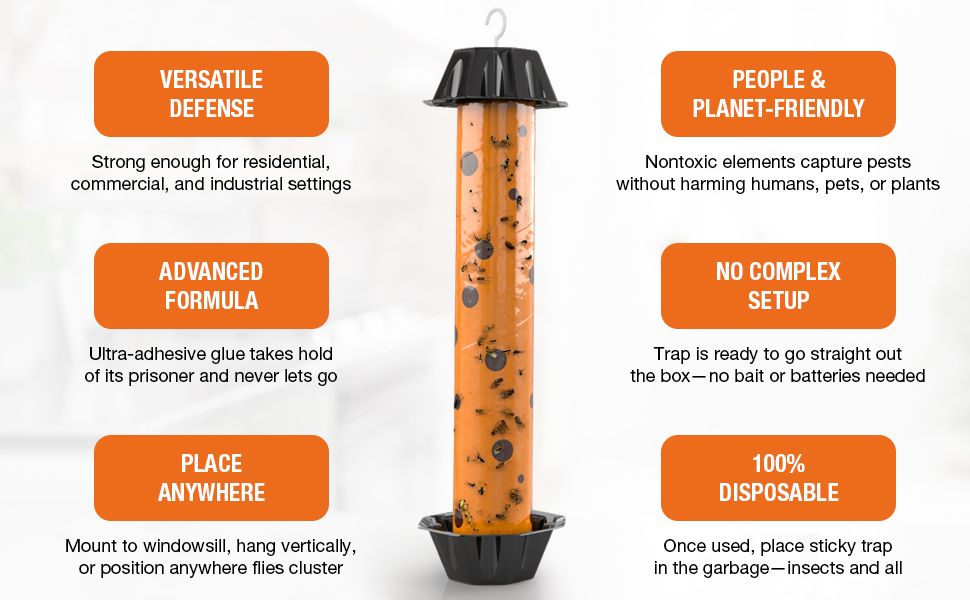 BLACK+DECKER Fruit Fly Trap Gnat Trap Gnat Killer Indoor