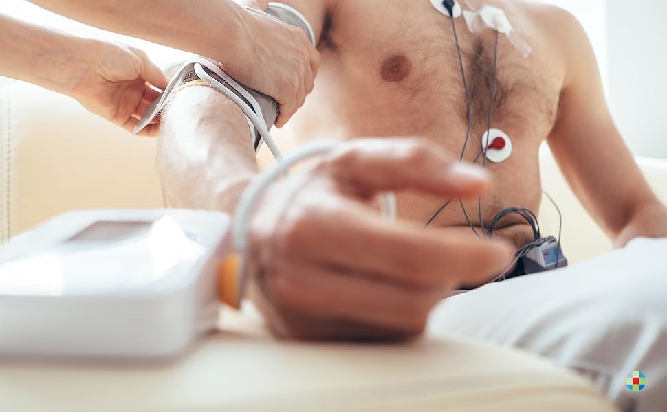 Patient undergoing cardiovascular control test