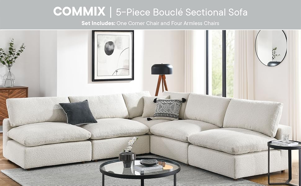 Amazon.com: Modway Commix Down-Filled Overstuffed Boucle