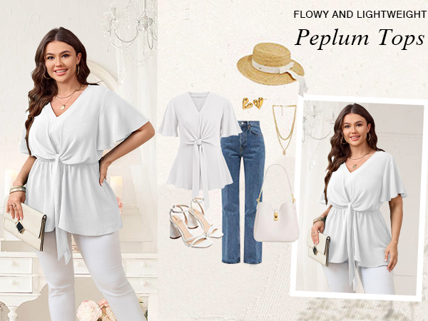 新品　 OHGA PEPLUM BLOUSE PEPLUM BLOUSE | OHGA