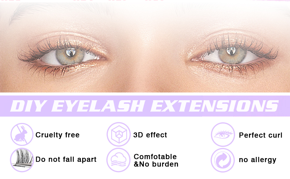  Natural Fluffy Wispy False Eyelashes