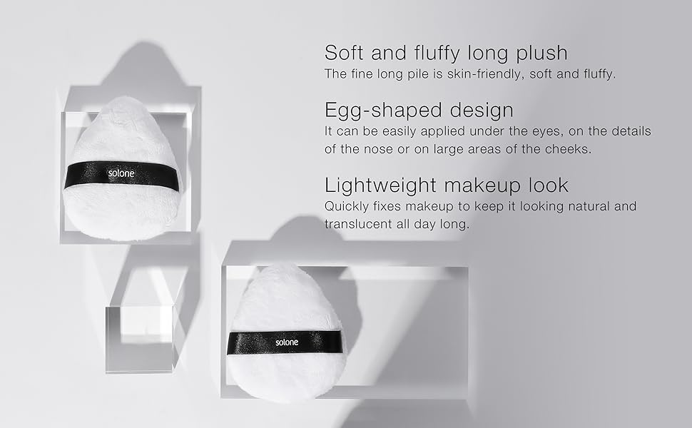 Powder Puff Face Makeup Sponge Soft Reusable Powder Puff for Loose Powder Setting Powder