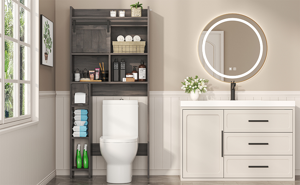 behind toilet bathroom organizer