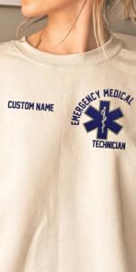 paramedic shirt, emt sweatshirt, ems hoodies, emergency department shirts