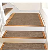 SMILOOL Non Slip Stair Landing Rug for Wooden Steps Indoor, Stair Landing Mat Square 31
