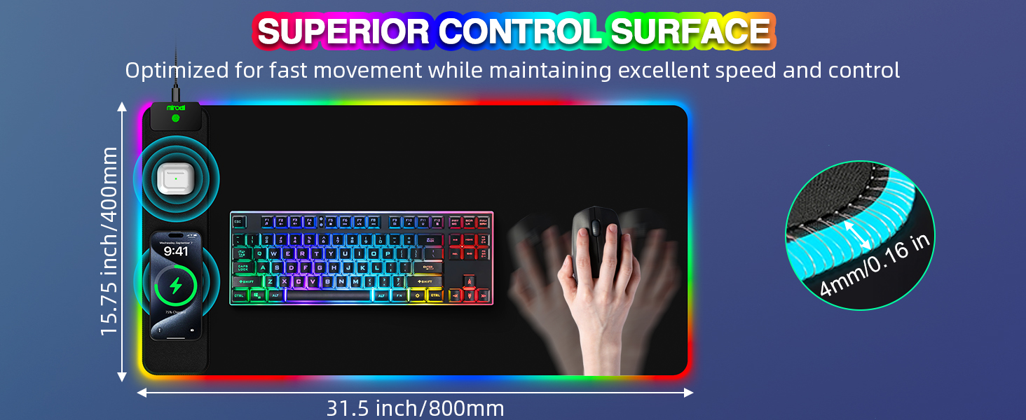 large mouse pad