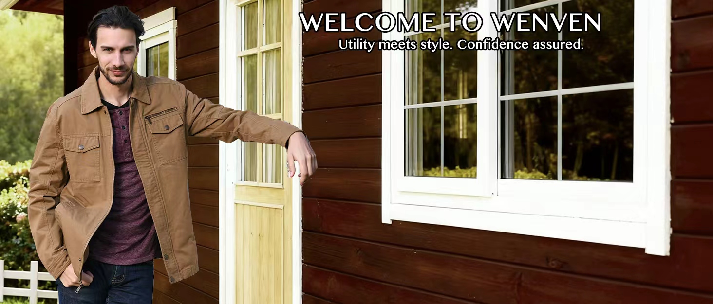 WenVen mens Lightweight coat