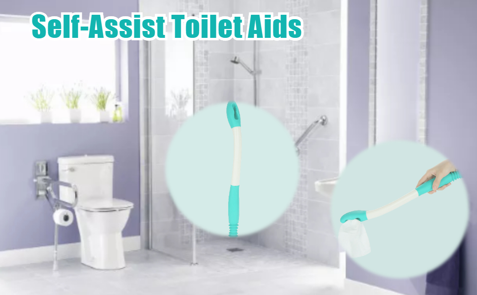 SelfAssist Toilet Aids, Long Handle Reach Comfort Bottom