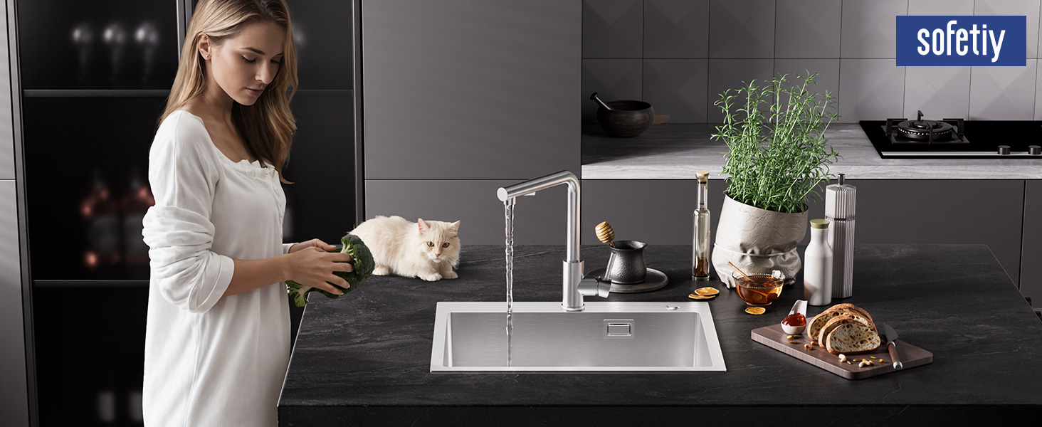 Fregadero de grifos de cocina 