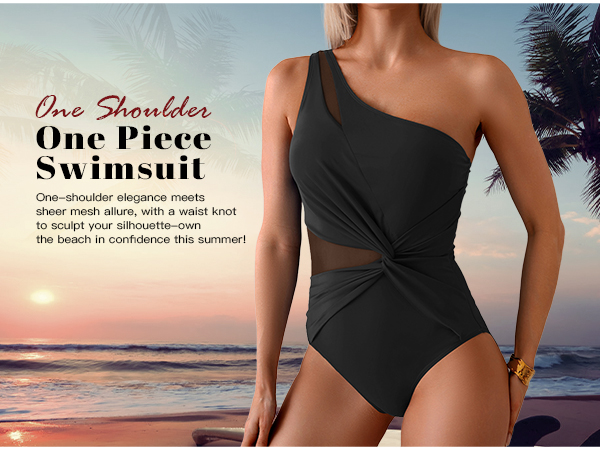 限定お値下げです！ONE SHOULDER SEPARATE SWIMWEAR MICHAEL KORS Embellished One-Shoulder Underwire One-Piece