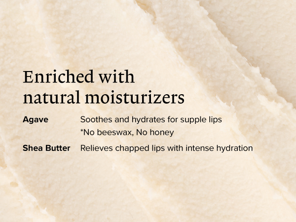 enriched with natural moisturizers