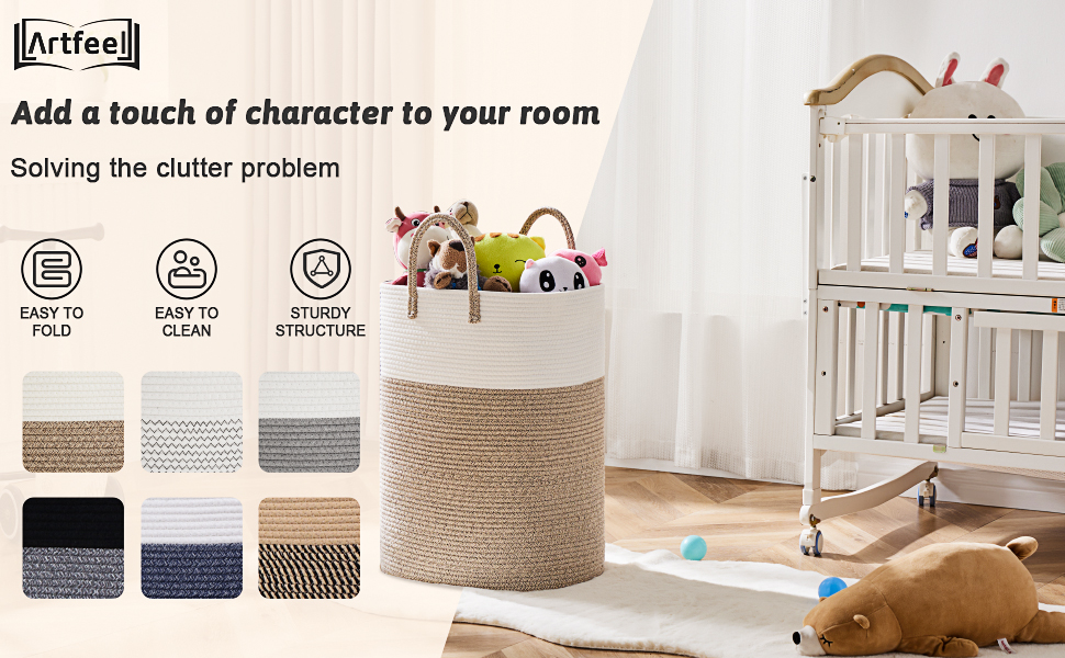 laundry basket blanket storage large basket Toy baby hamper baskets for organizing storage cubes she