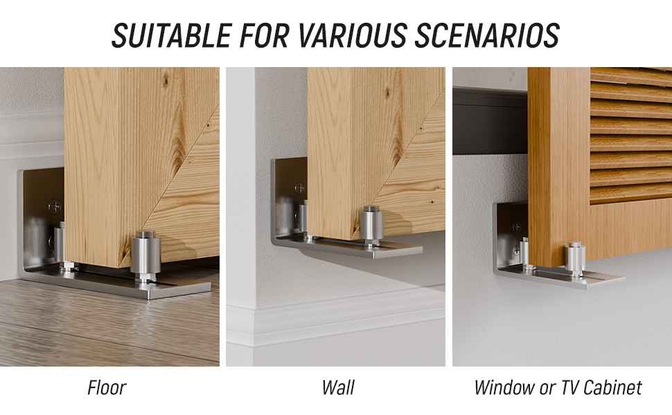 sliding door bottom floor guide
