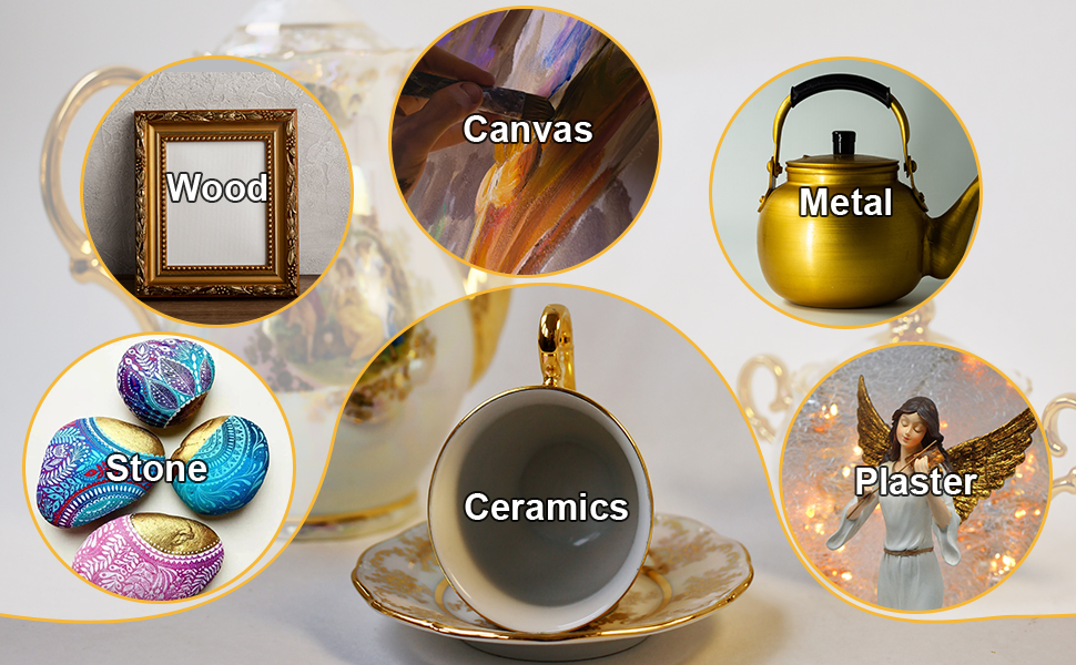 Liquid Gold Leaf Paint Kit