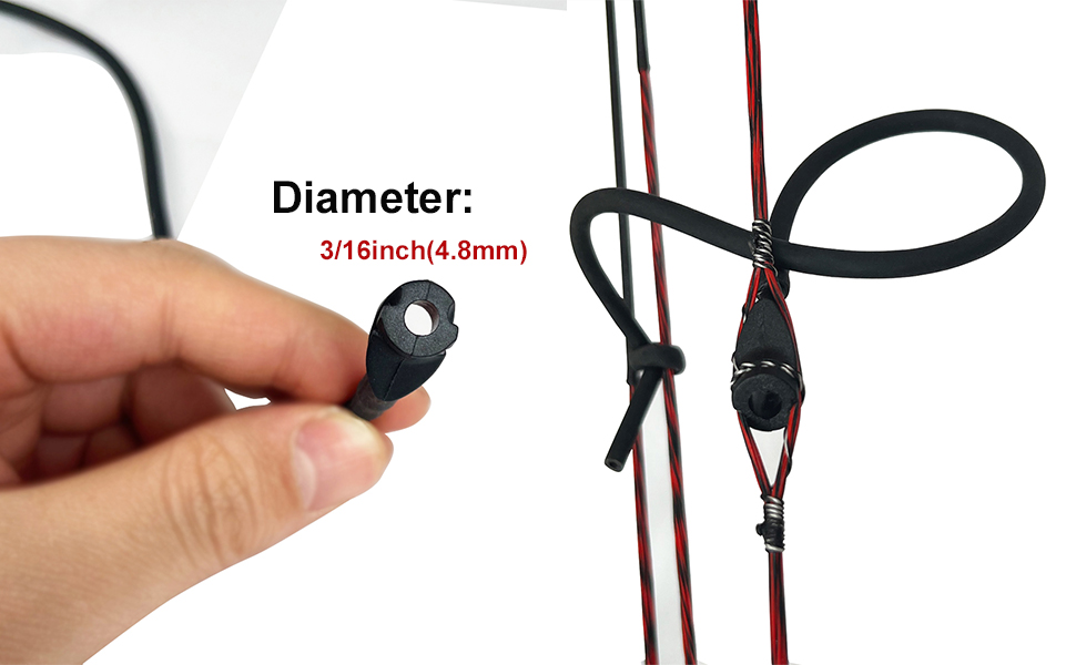 QI HUO JU 2PCS Archery Peep Sight Tubing 3/16 Compound