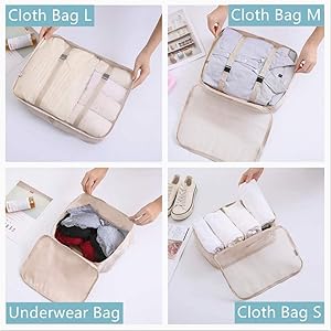 packing cubes