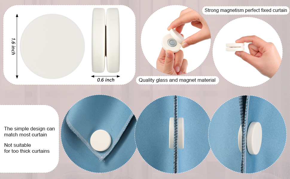 Round Drapery Weights Shower Curtain Weights