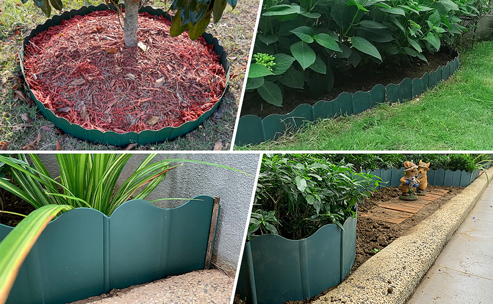 TUEHUTDE Garden Edging Border, 40PCS Landscape Edging