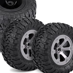 Amazon | 4個/セットクローラー タイヤ ラジコンタイヤ ゴム製