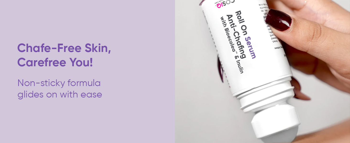 Roll-on anti-chafing lotion