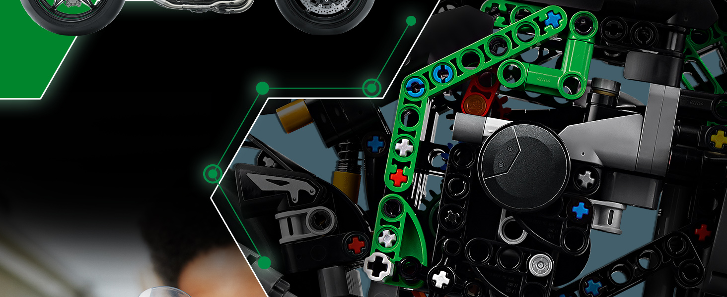 42170_Premium A+ lego technic moto kawasaki ninja promo