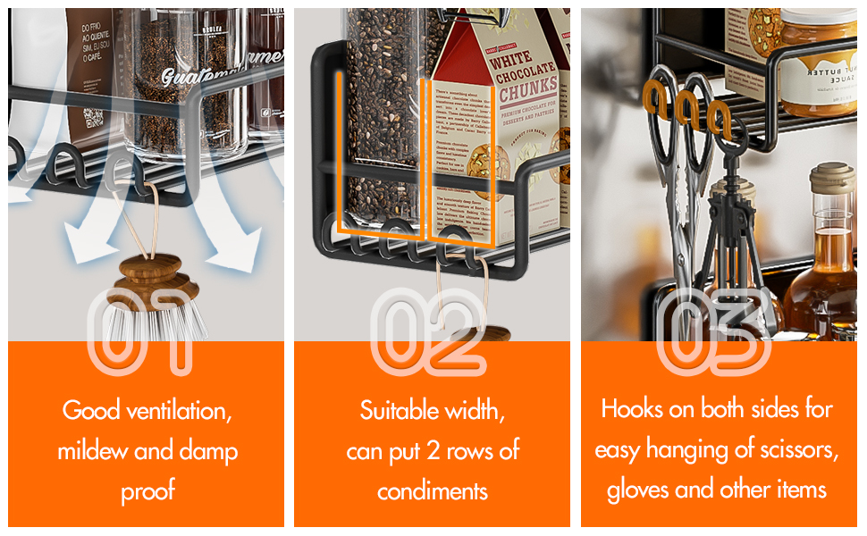 magnetic spice rack refrigerator