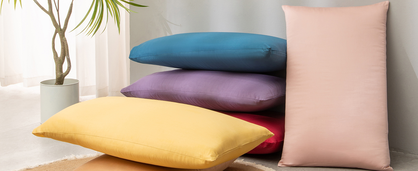 Warmstar Cotton Pillow Cases King Size Set of 2, 600 Thread