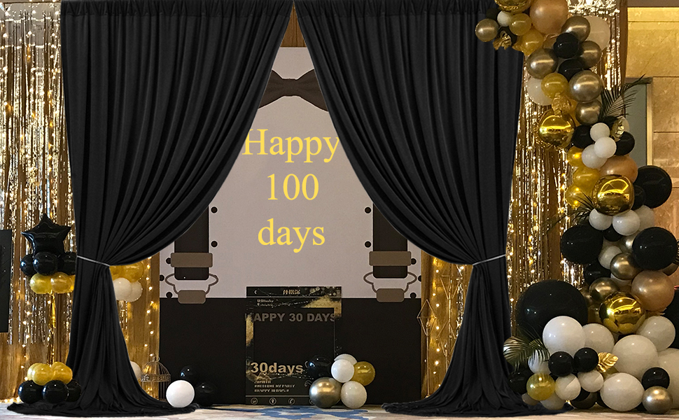 white backdrop curtain