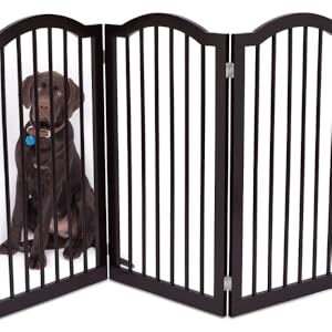 dog gate, home gate, gate, arched gate, espresso gate, wooden gate, movebale gate, easy gate, gate