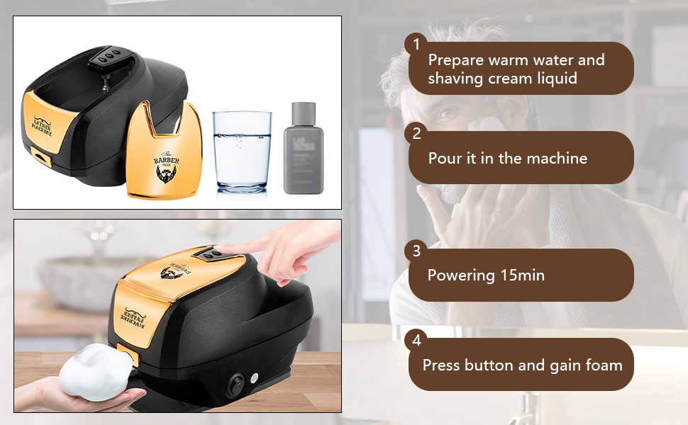 DEEOIIEA Professional Hot Lather Machine for Barbers