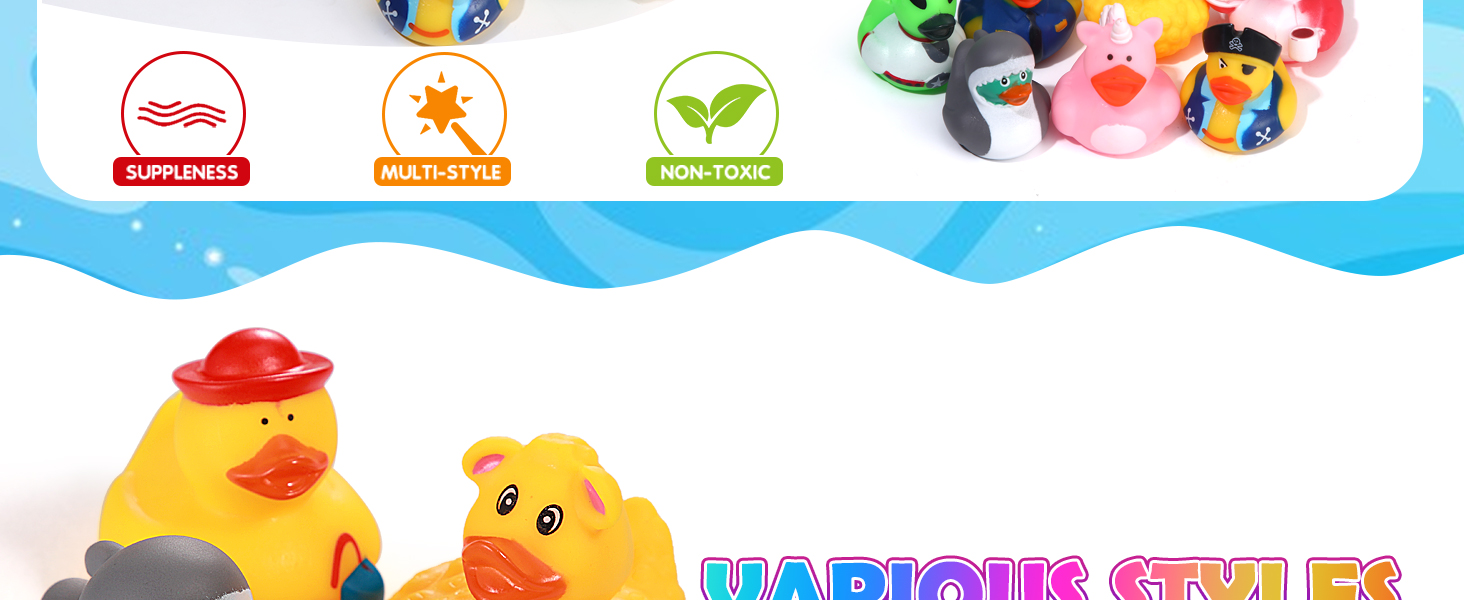 rubber ducks bath toys