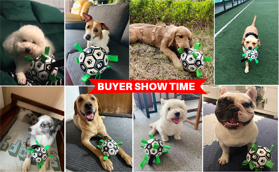 Dog Ropes Toys Soccer Ball Straps, Interactive Dog Toys for Birthday Gifts, for Medium Large Dogs