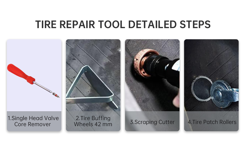 Tire Repair Tool Detailed Steps