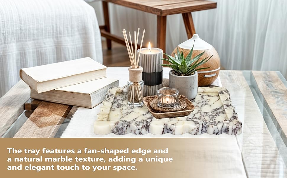 marble tray Viola