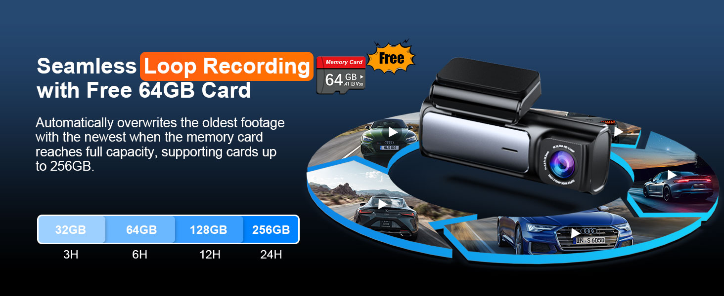 dual dash cam front and rear