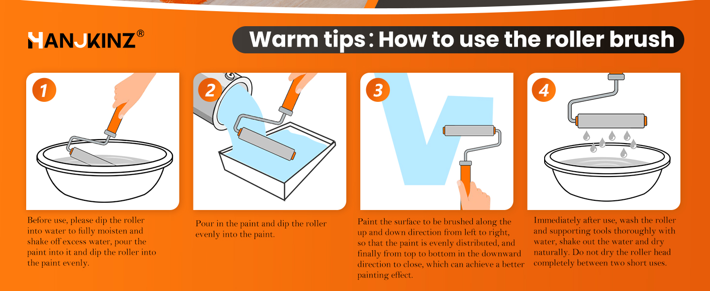 paint roller 4 inch 3/8 nap paint roller for cabinets