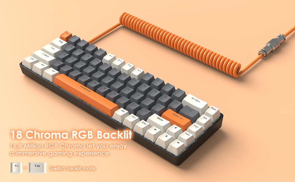 wired RGB mechanical gaming keyboard