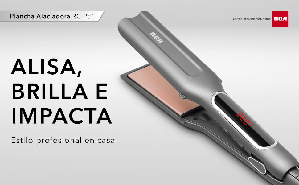 RC-P51, PLANCHA ALACIADORA, RCA, CUIDADO PERSONAL, PLACAS DE CERÁMICA