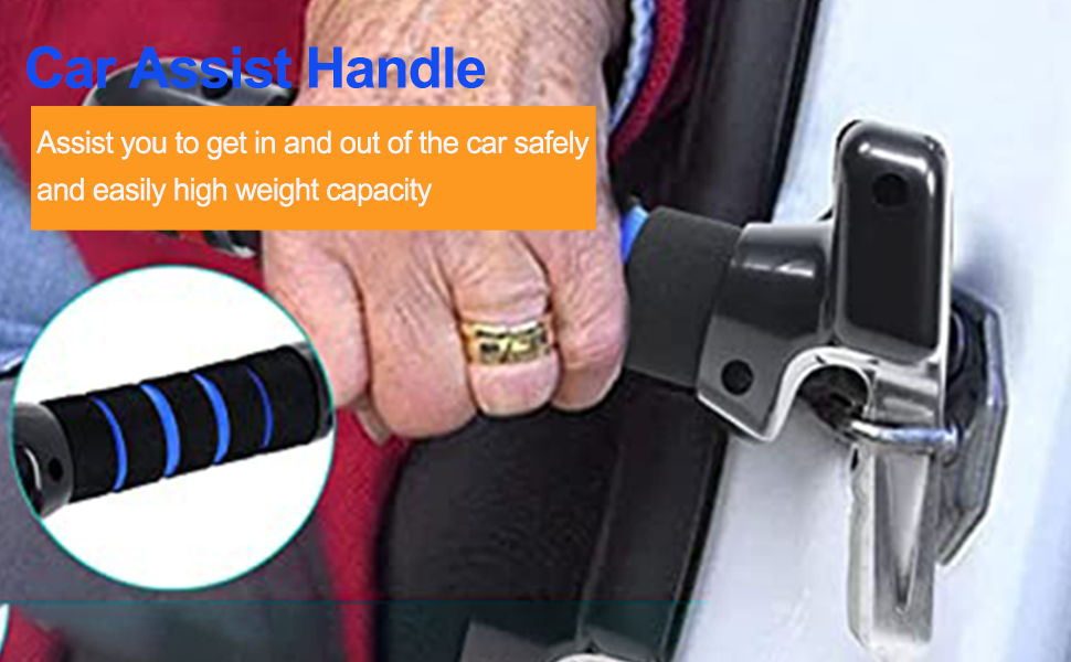 Enlivczom Safety Handle for Car Door Senior Kit 3in1 Car