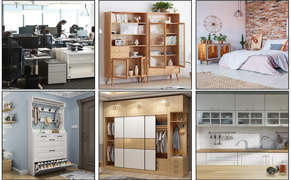 マグネット プッシュ 10個入り 超強力 引き出し キャビネット 家具 オープン 磁石 タッチ ラッチ キャッチ ダンパー 食器棚 金具 (ブラッ