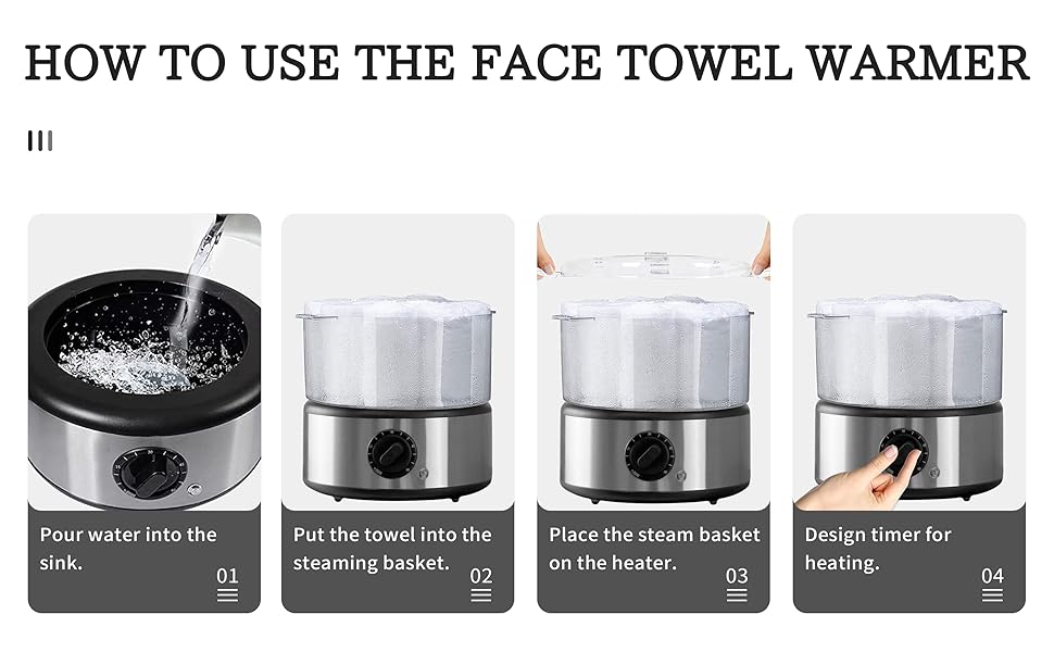 SULLMAR Towel Warmers Spa Hot Towel Warmers Hot Steam Towel Warmers Twolayer