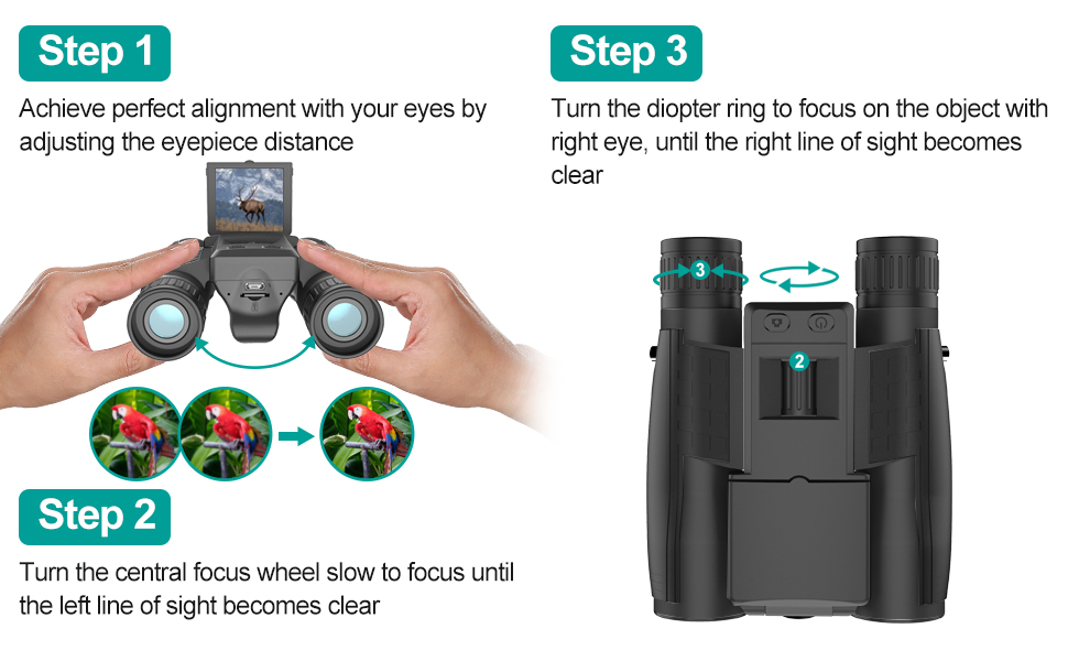 binoculars with camera