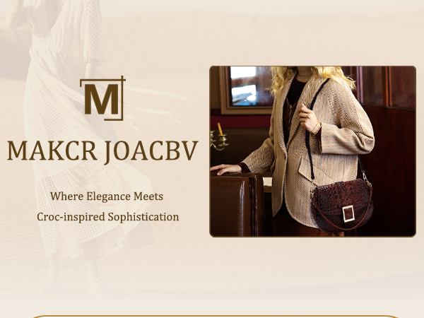 Amazon.com: Makcr Joacbv Leather Bags for Women Luxury