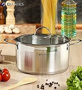 Daniks Modern Batterie de Cuisine INOX avec Couvercles en Verre - 6 Pièces, Tous Feux Dont Induction - Poignées en Silic 39e04083 4168 4577 9dba 1cd72ff17cb7. CR39,0,1368,1500 PT0 SX166 V1